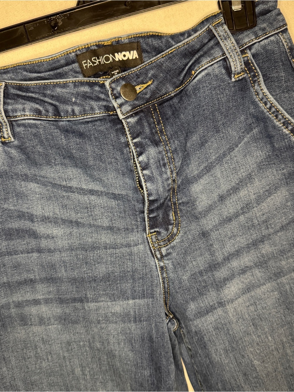 Fashion Nova Women's Blue Denim Jeans